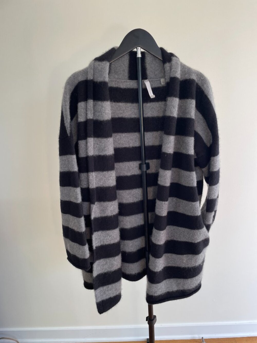 100% cashmere striped cardigan Vince